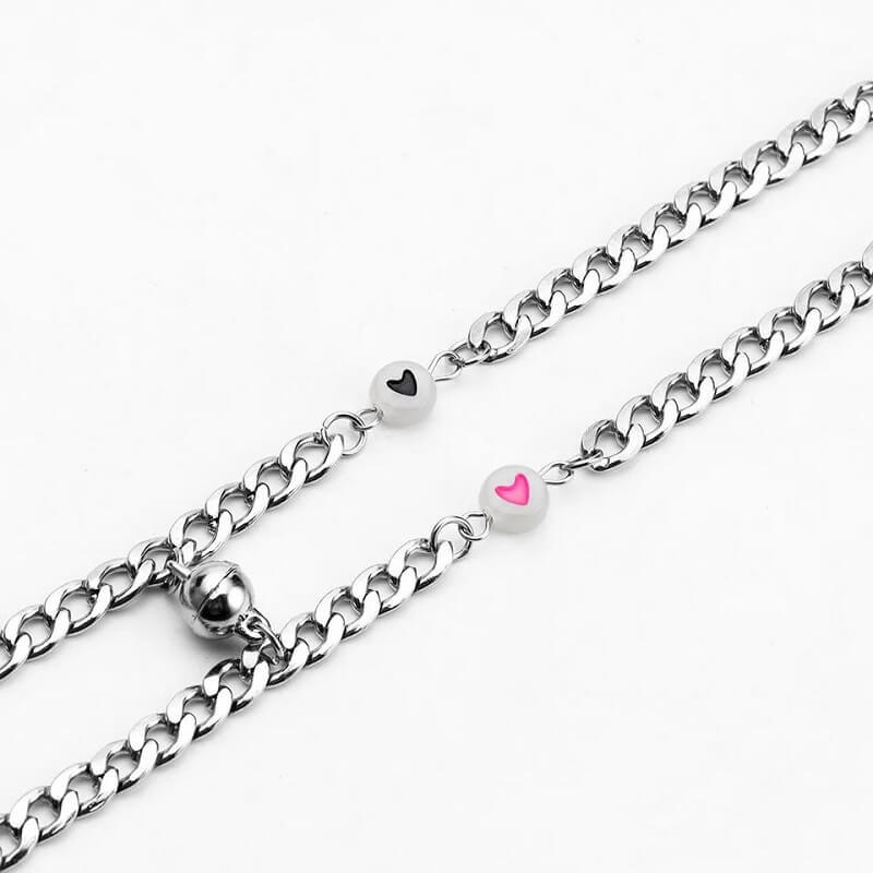2pcs Magnetic Bracelets Glow in the Dark