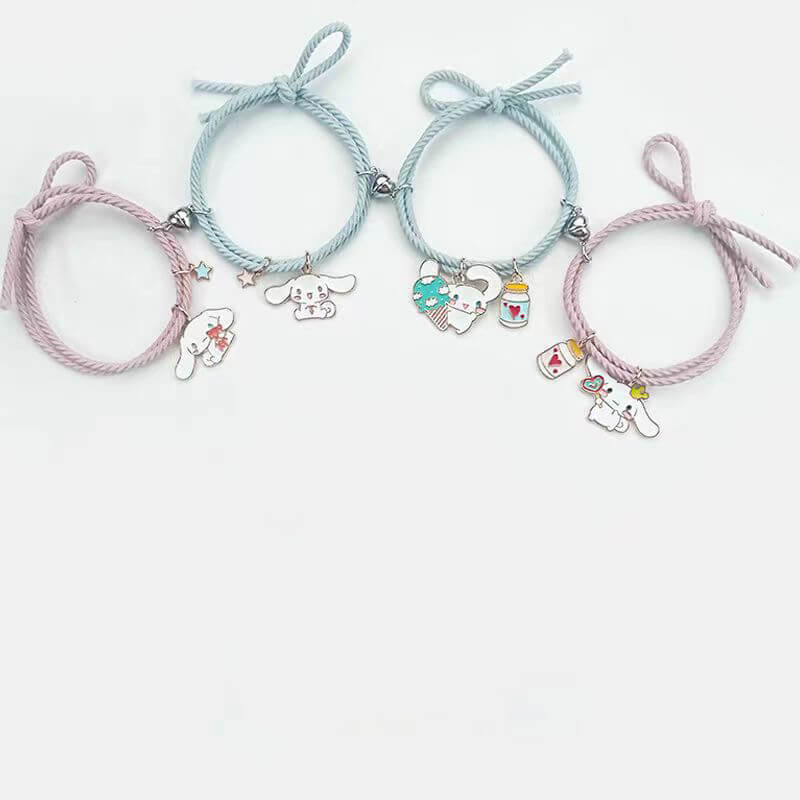 2-4 Best Friends Cute Magnetic Friendship Bracelets